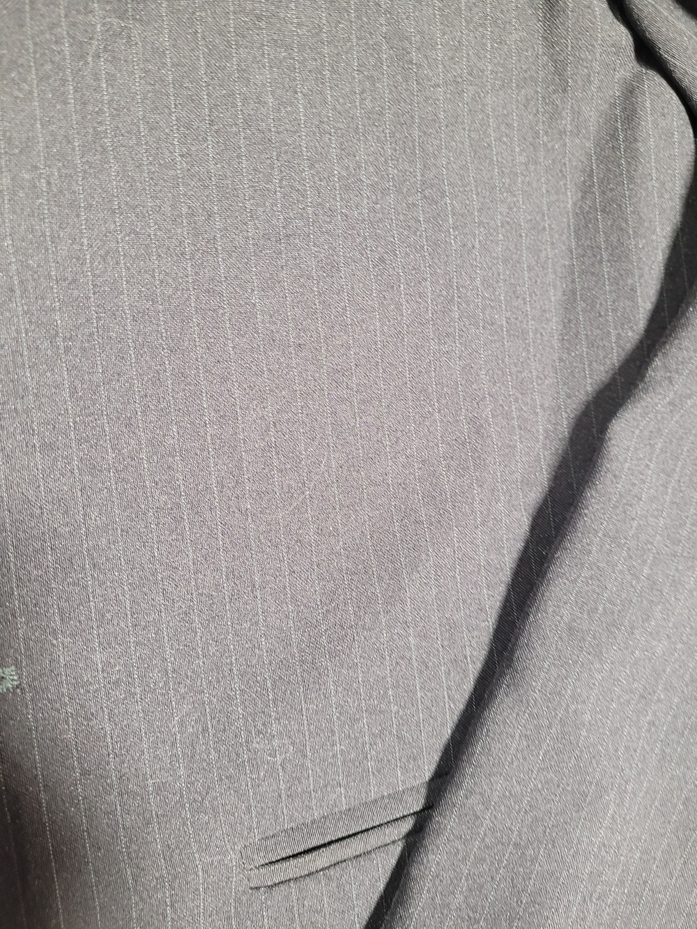 Boys Pinstripe Dress Blazer in Charcoal - Picture 2 of 6